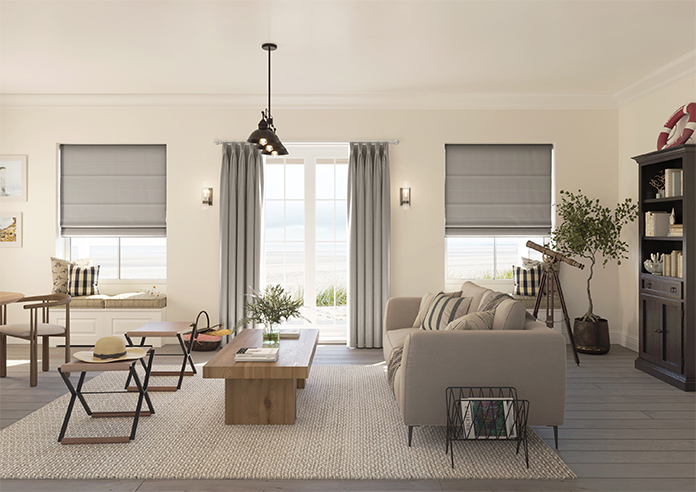Loxley, Brown Canvas - Roman Blind - Image 8